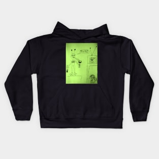 Alien Relaxing Kids Hoodie